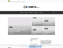 Tablet Screenshot of cronistadigital.com